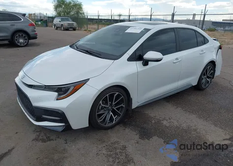 2022 Toyota Corolla Xse z USA, uszkodzony, nr VIN 5YFT4MCE6NP128580